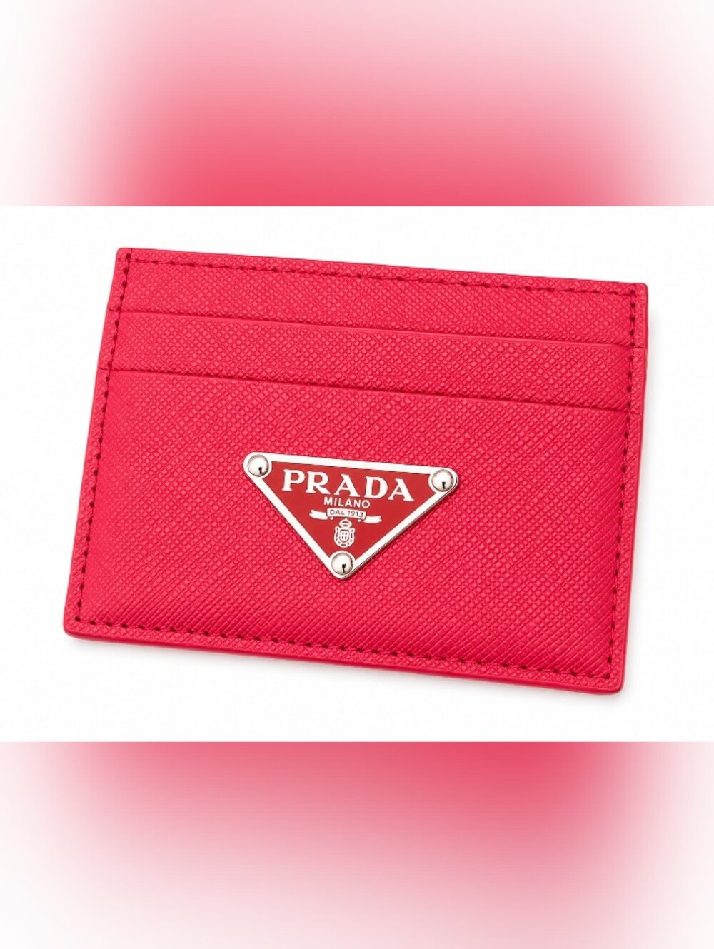 Prada Saffiano Leather Card Holder